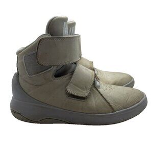 Nike Marxman Premium Junior Youth Basketball Trainers Shoes Pure Platinum Sz 4Y